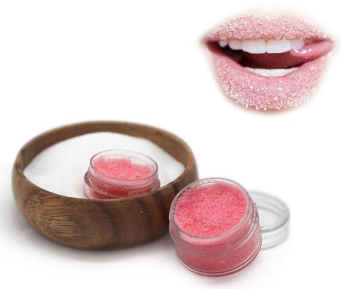 Exfoliante labial con azucar caster