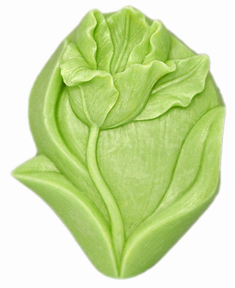 Molde con tulipan para hacer jabones