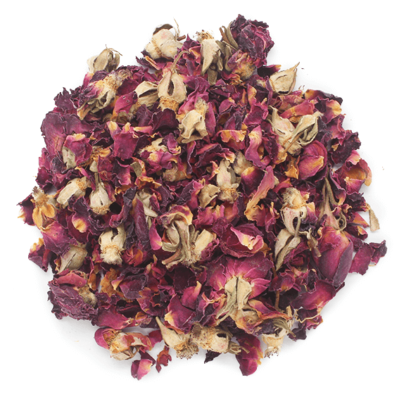 Petalos de rosa seca