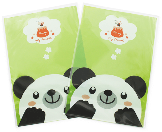 Bolsa oso panda para regalos