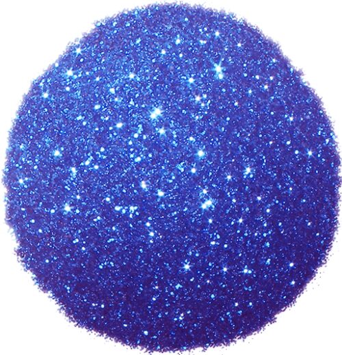 Purpurina azul electrico