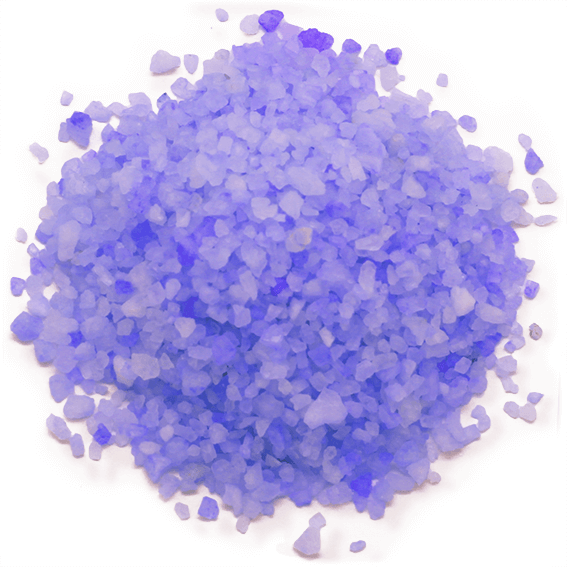 Tinte violeta para sales y bombas de baño