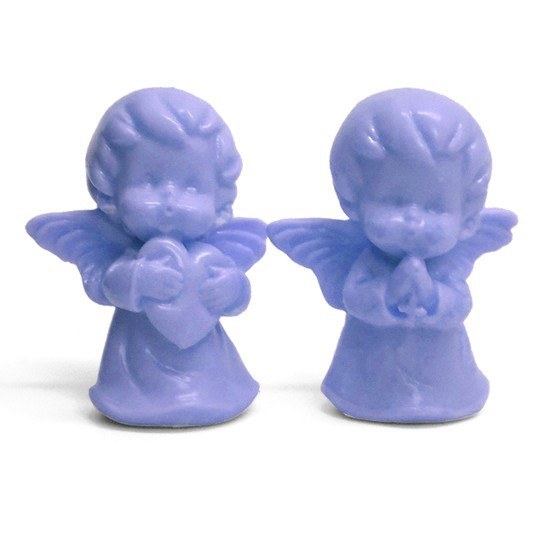 Molde de 2 Angelitos pequeños apto para diversar manualidades caseras.