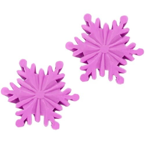 Molde velas navidad estrella de hielo