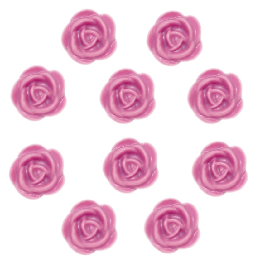 Molde de 10 mini rosas