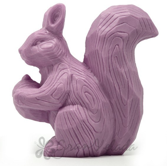 Molde de velas ardilla con bellota