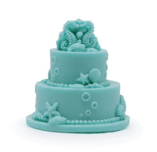 Molde de silicona tarta de novios marina