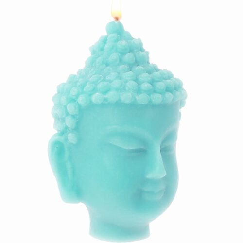 Molde cabeza buda para velas