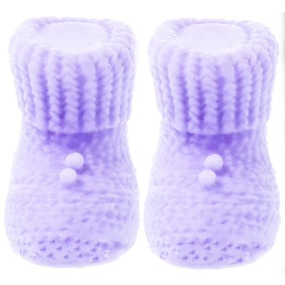 Molde patucos de lana