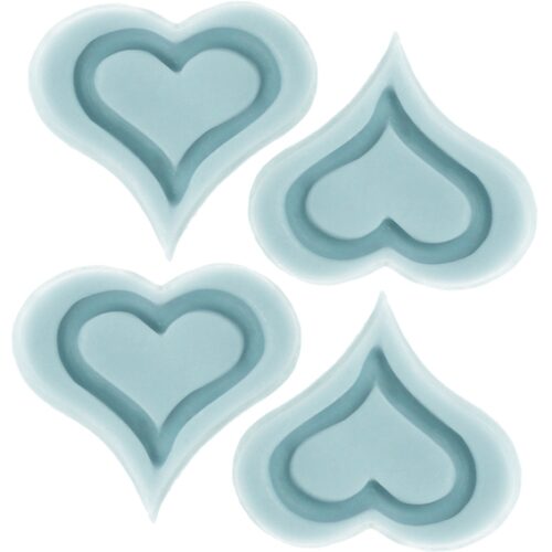 Molde 4 corazones passion