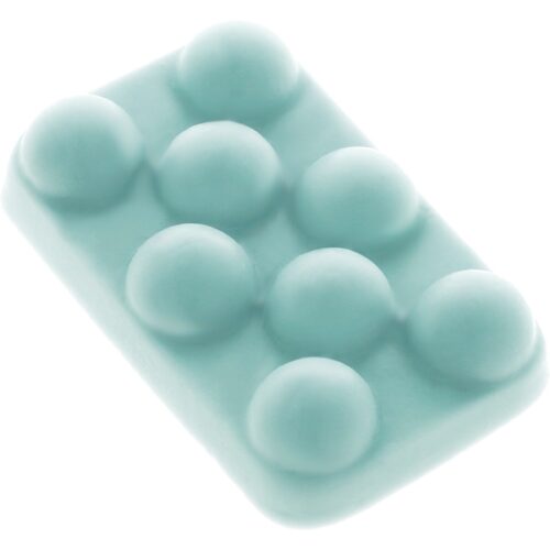 Molde jabon masajeador bolitas rectangular