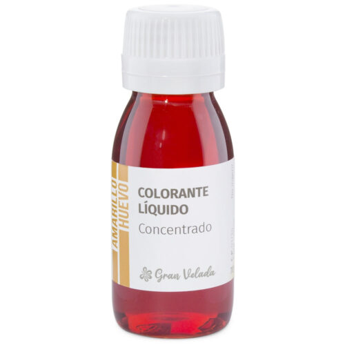 Colorante concentrado liquido amarillo huevo