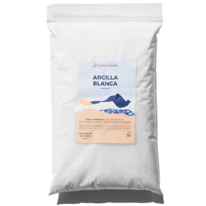 arcilla blanca cosmetica