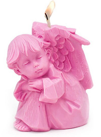 Molde velas Angelito dormido