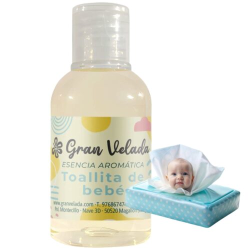 Esencia aromatica toallitas de bebe