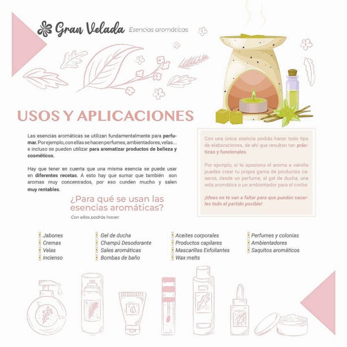 Esencia aromatica toallitas de bebe