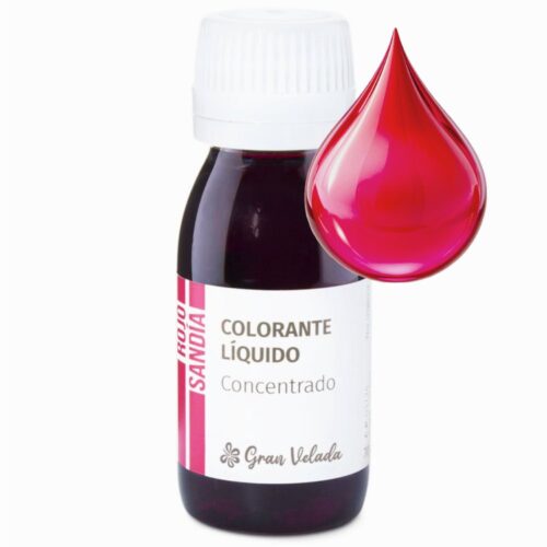 Tinte rojo sandía para bombas de baño