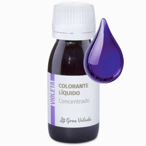 Tinte violeta para sales de baño