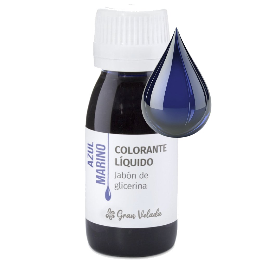 Colorante, azul marino para jabón