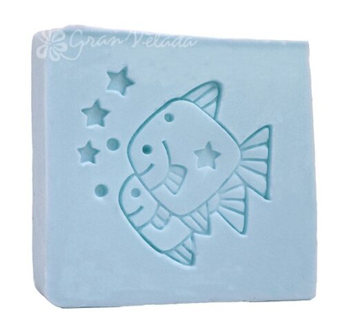 Sello para jabon con peces