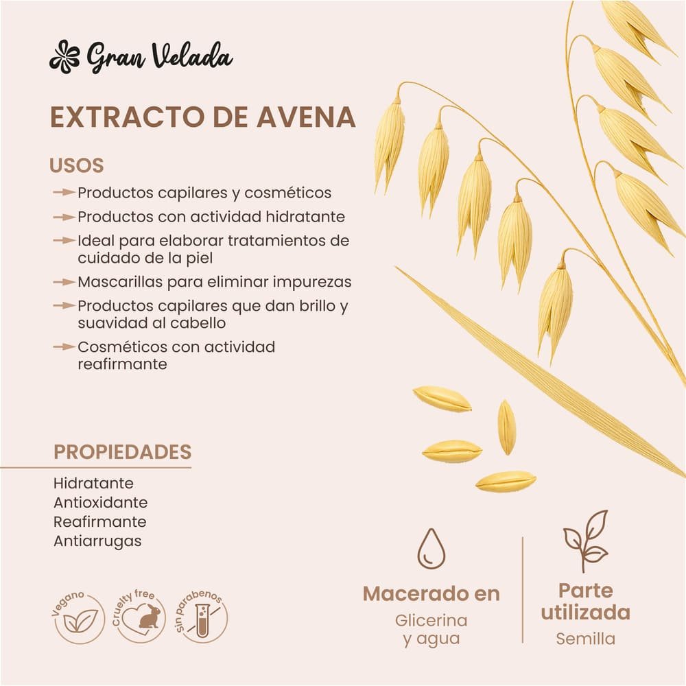 Extracto de avena