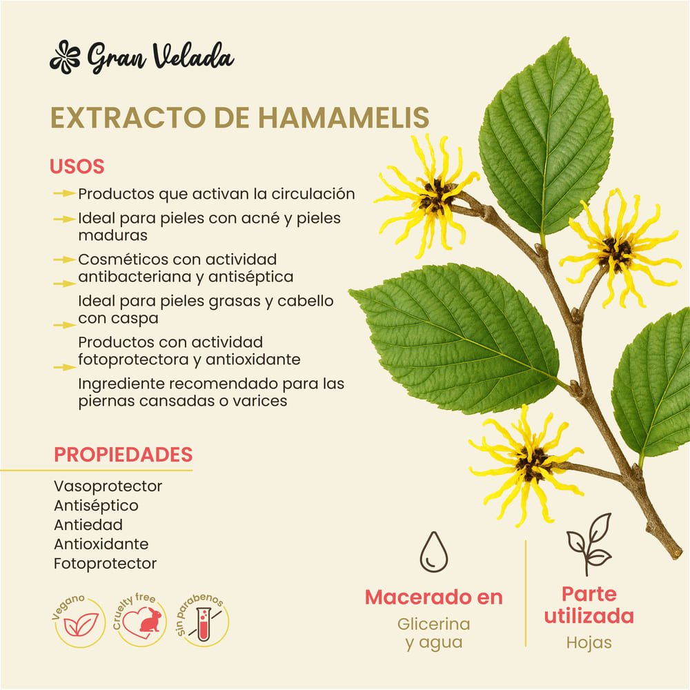 Extracto de hamamelis