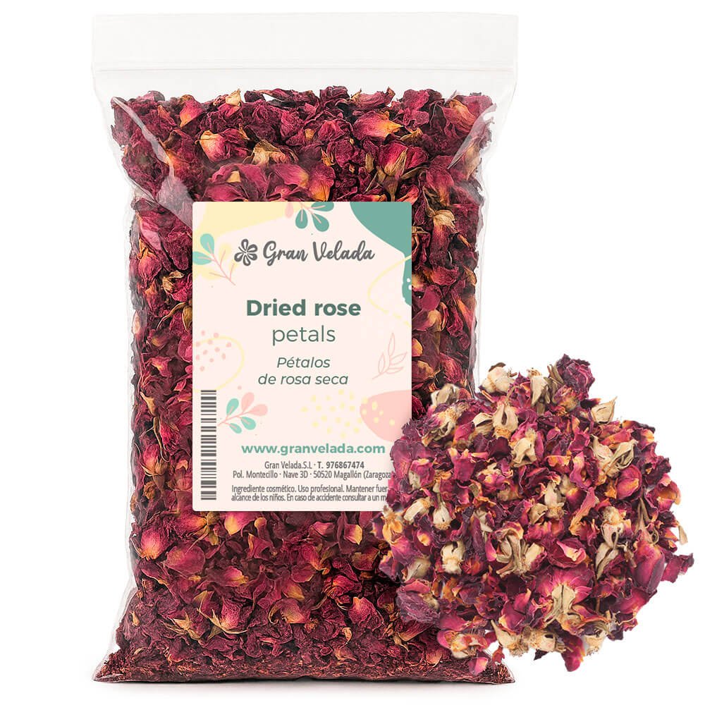 Pétalos de rosa seca