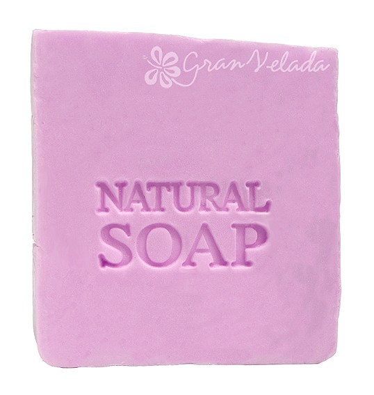 Sellos para jabones circular natural soap - Sello natural soap para jabones DIY. Venta online. - Sellos para jabones