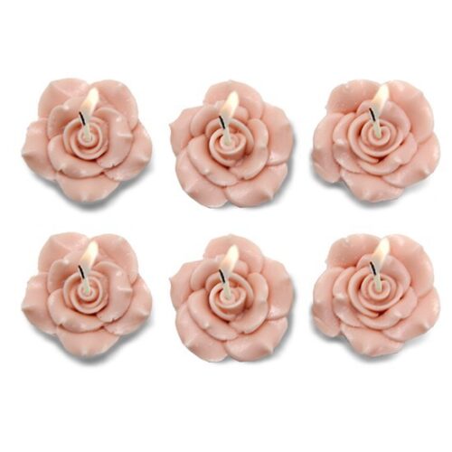 molde velitas flor