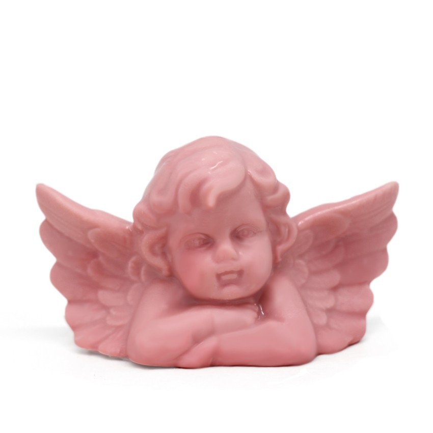 Molde para jabones de Busto de Angelito con alas