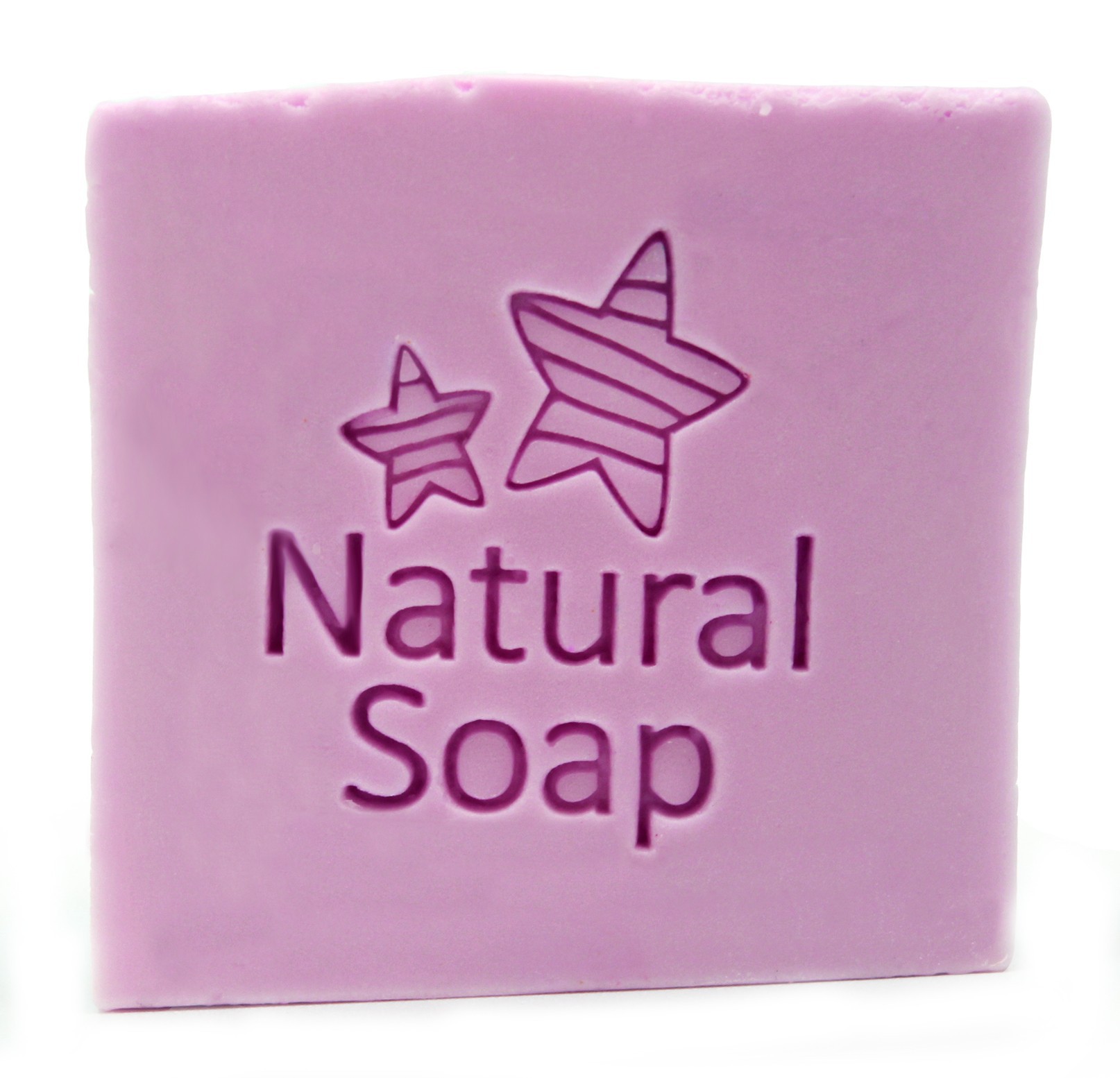 Sello natural soap con estrellas para jabon