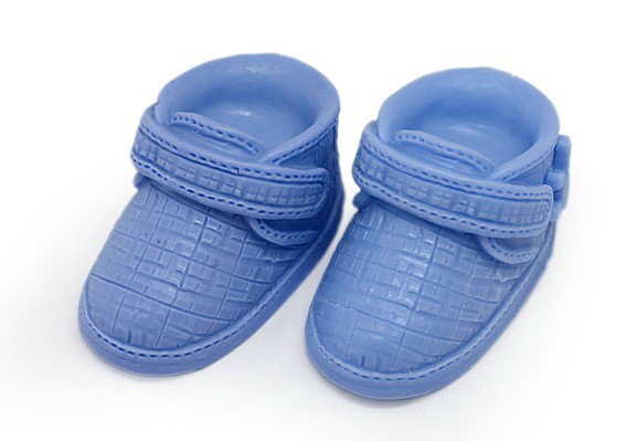 Molde para jabones pantuflas - Molde para hacer tus propios jabones en casa modelo pantuflas. - Moldes Jabón Infantil