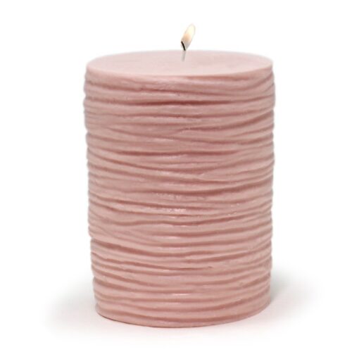 Molde cilindro con estrias - Molde para hacer tus velas cilindro con detalle de estrias. - Moldes Velas Decorativas