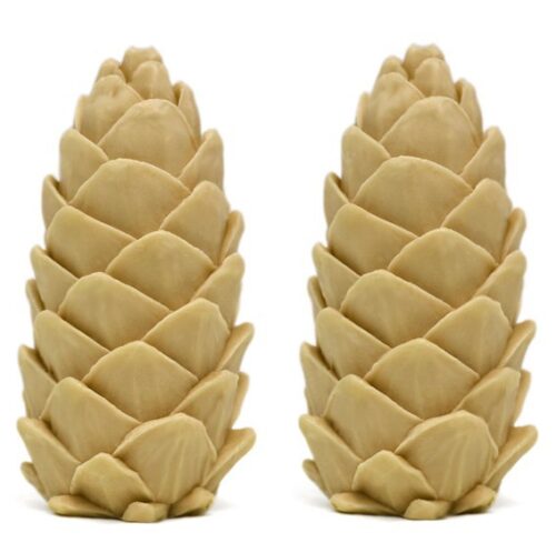 Molde para hacer jabones navideños piña de pino.