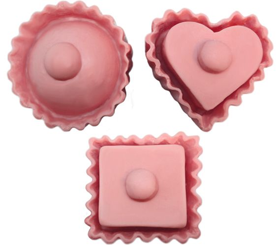 Molde manualidades 3 bombones maxi