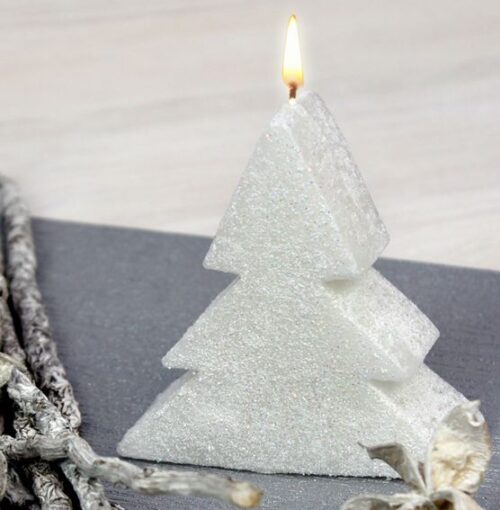 Molde para velas, Árbol de Navidad 2D.