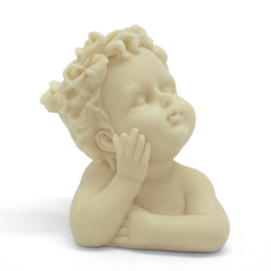Molde para hacer jabon angelito busto nº 1