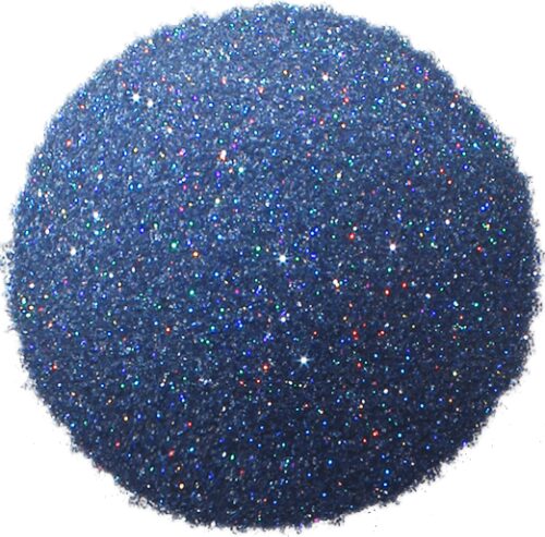 Purpurina azul holografica