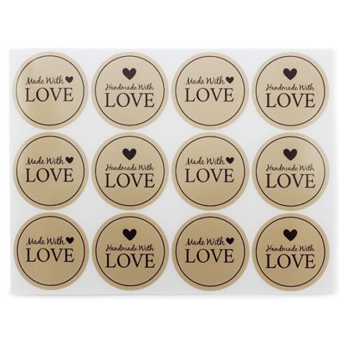 Pegatinas made with love