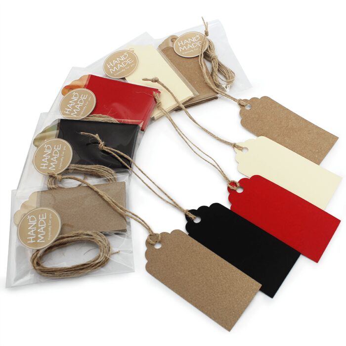Etiquetas Packaging con Cordón.
