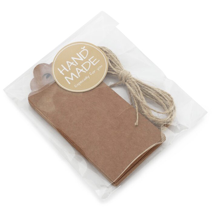 Etiquetas Packaging con Cordón.