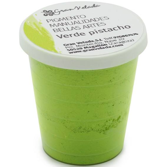 Pigmento verde pistacho para manualidades