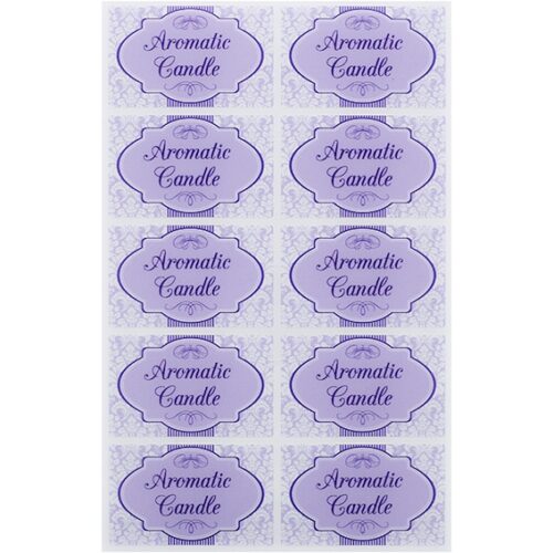 Pegatinas aromatic candle para velas