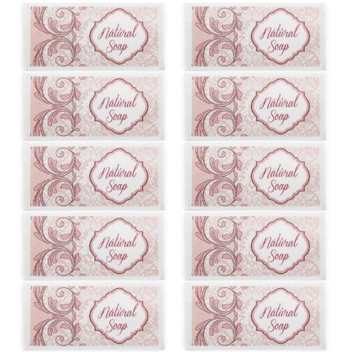 Pegatinas rosas natural soap
