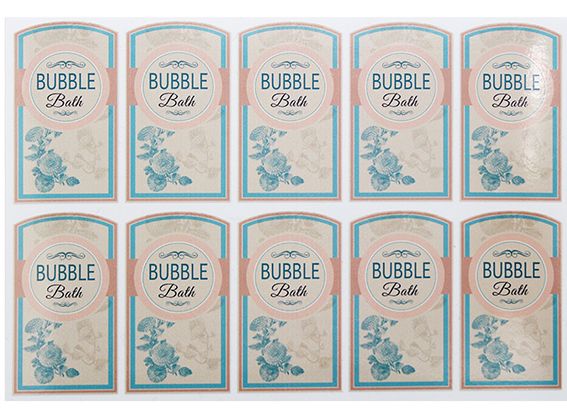 Pegatinas para baño de burbujas bubble bath