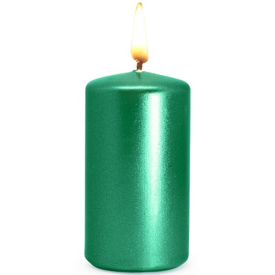 Barniz velas verde metalizado