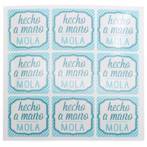 Pegatinas hecho a mano mola