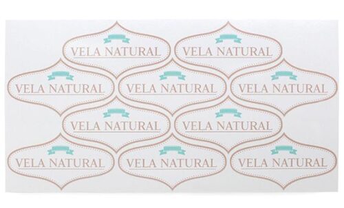Pegatinas vela natural