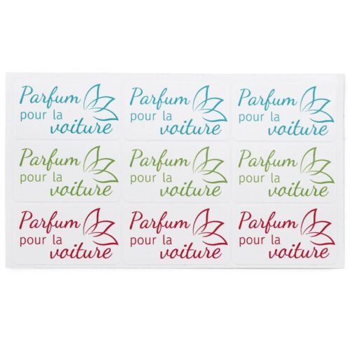 Pegatinas parfum pour la voiture