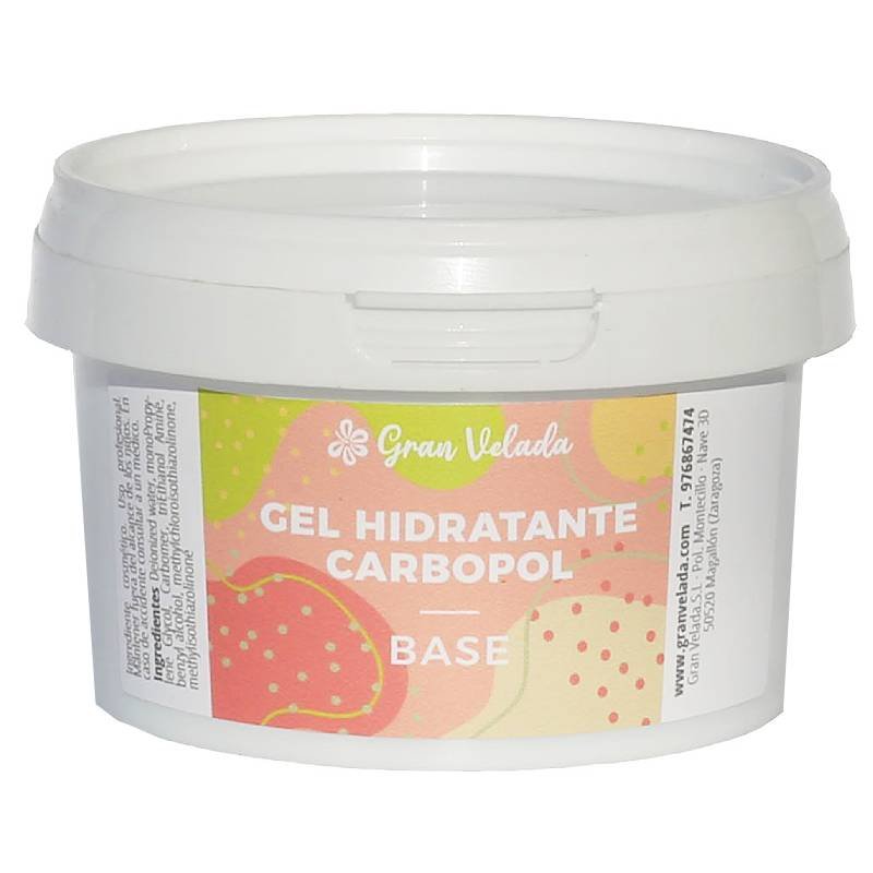 Gel hidratante base carbopol